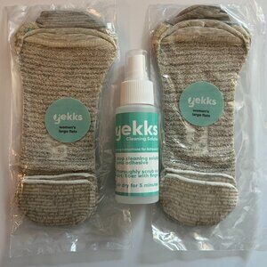 Gekks, 2 brand new large pairs of Gekks socks (plus cleaning solution)